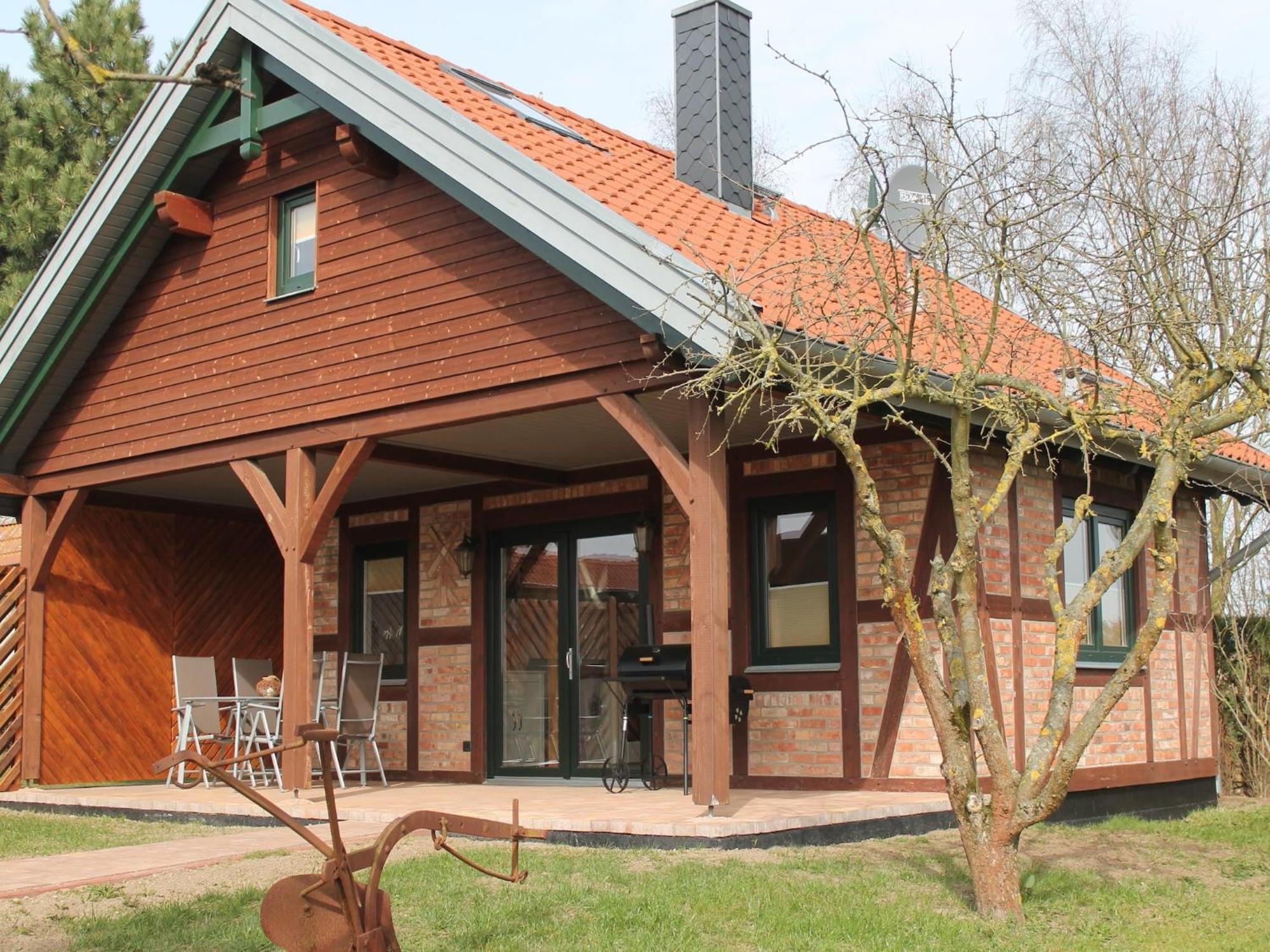 Modern Holiday Home In Brusow With Roofed Terrace Kropelin Екстер'єр фото
